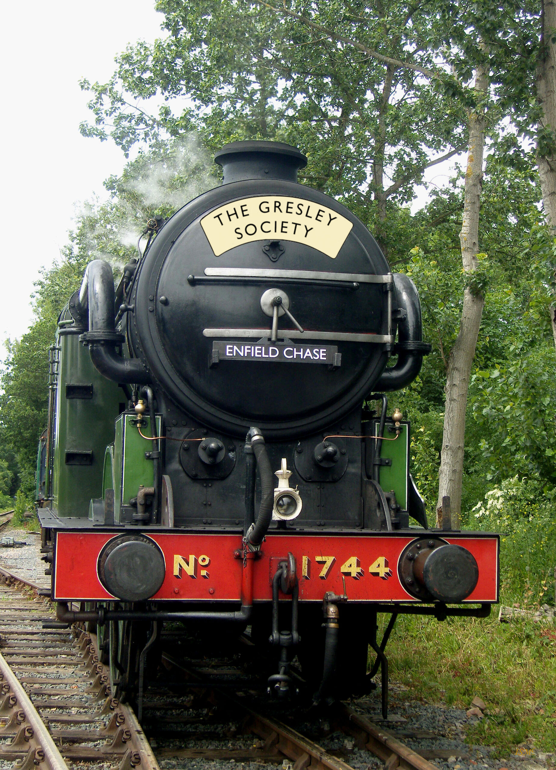 ‘The Gresley Society’ model headboard – 0 gauge/7mm:ft